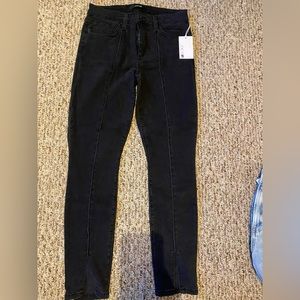 Joes jeans skinny black wash